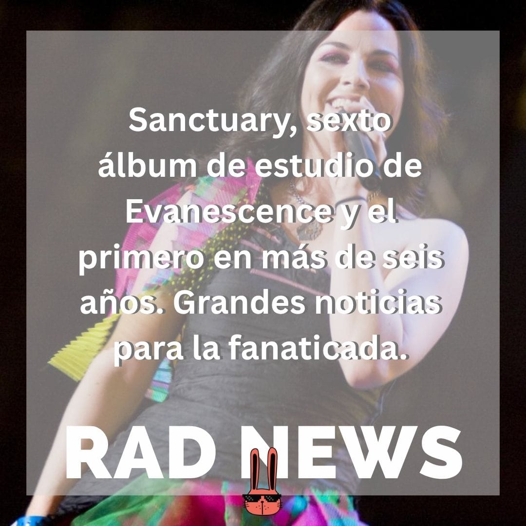 Evanescence anuncia 'Sanctuary', su primer álbum en seis años