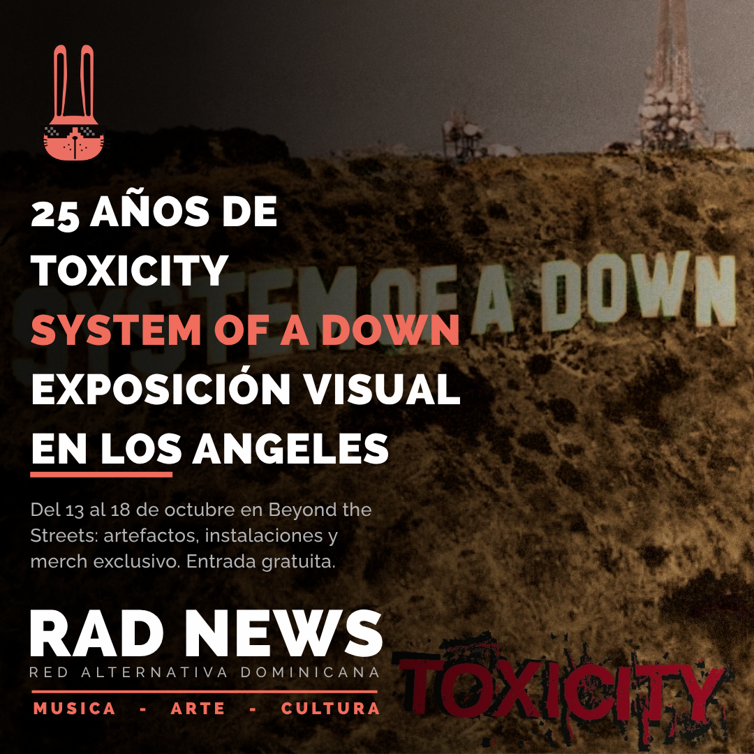 25 años de Toxicity: System of a Down convierte su disco más icónico en una exposición en LA