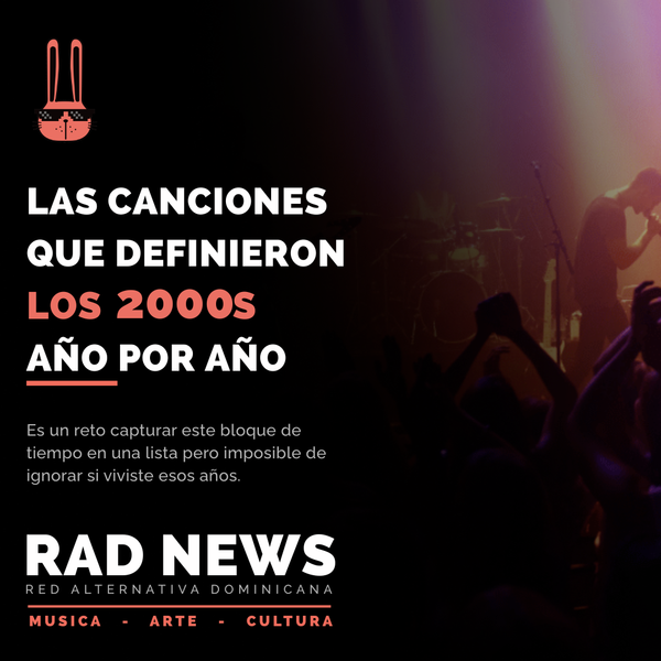 Las canciones de rock que definieron los 2000s, año por año