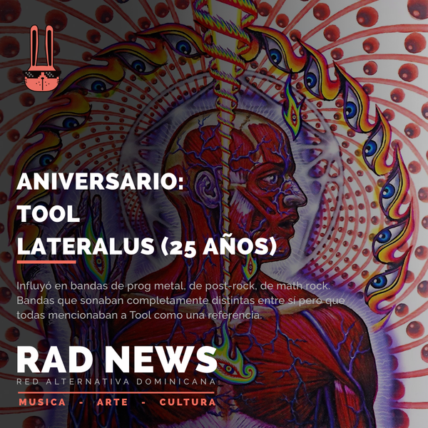 Aniversario: Tool - Lateralus (25 años)