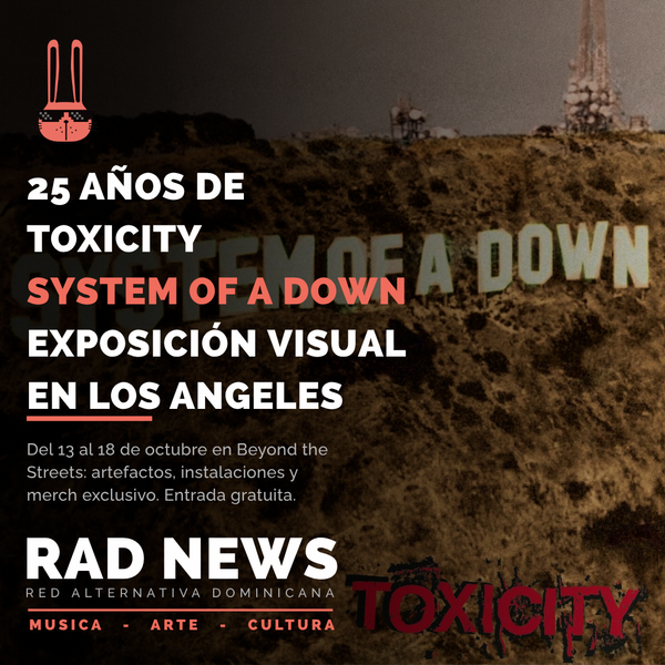 25 años de Toxicity: System of a Down convierte su disco más icónico en una exposición en LA